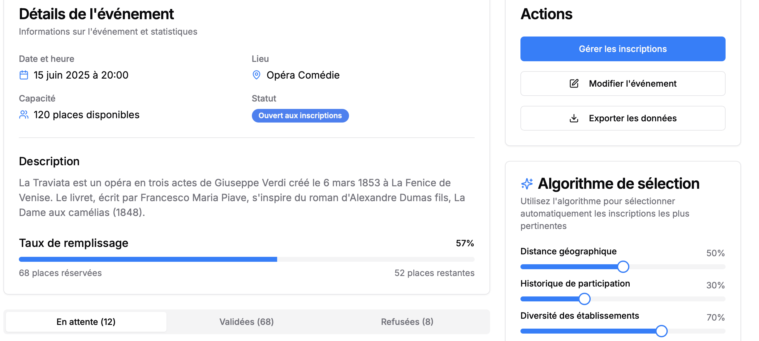 CRM pour l'Opéra de Montpellier